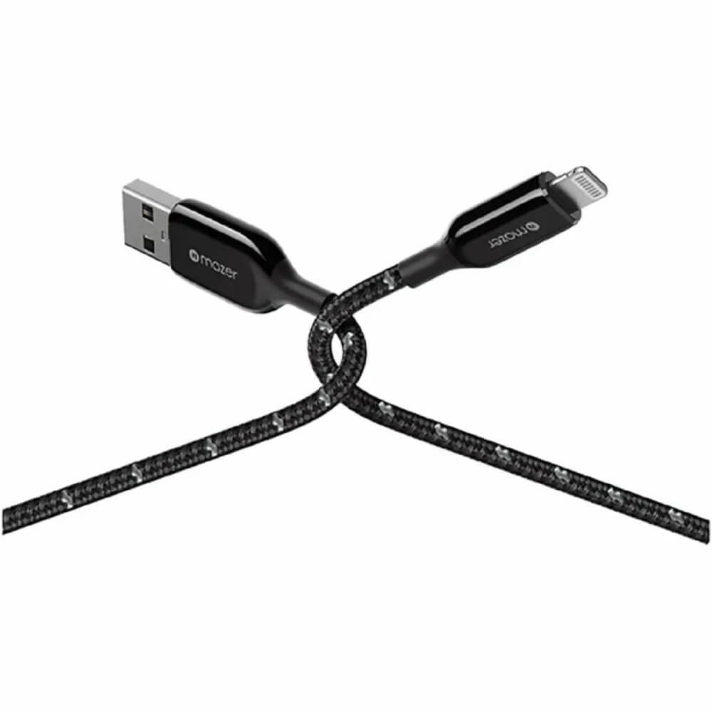 สายชาร์จ LIGHTNING MAZER M-PL3PRO-A2L250-BK ยาว 2.5 เมตร สีขาว