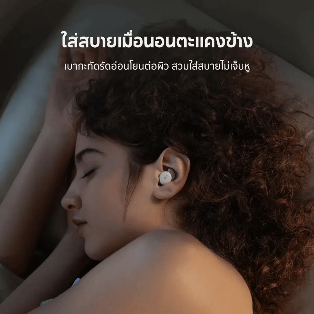 หูฟังไร้สาย Soundcore A6611Z21 A20 Sleep 14/80 ชม. สีขาว