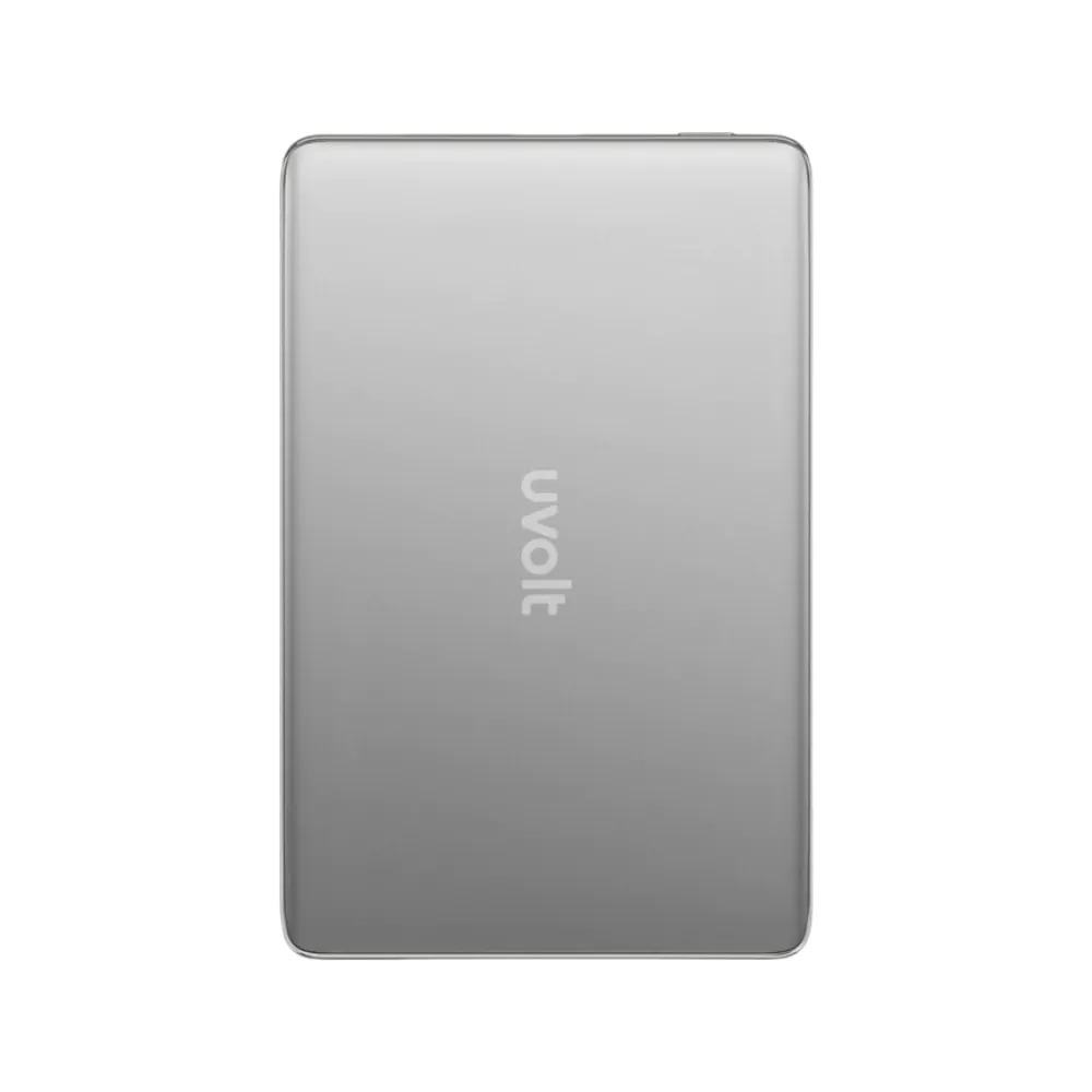 แบตเตอรี่สำรอง UVOLT UVP05W-02 (UP0501) 5,000MAH ชาร์จไร้สาย แม่เหล็ก รองรับ 3C สีเทา