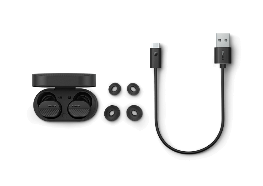 หูฟังไร้สาย PHILIPS TAT5000BK/97 บลูทูธ 5.4 สีดำ