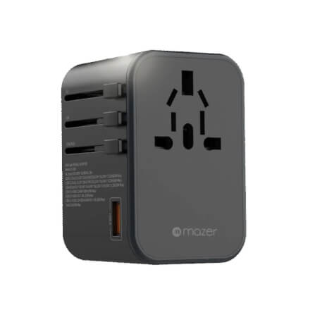 หัวแปลงปลั๊กไฟ MAZER M-IFTRAVEL165PD รองรับชาร์จเร็ว 65 วัตต์_0