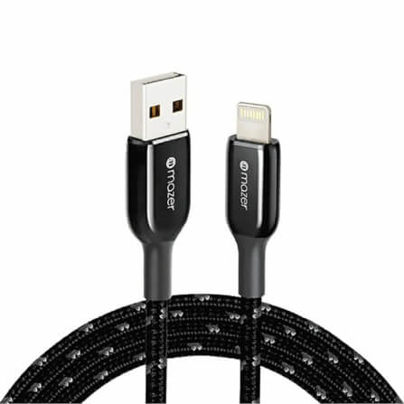 สายชาร์จ LIGHTNING MAZER M-PL3PRO-A2L250-BK ยาว 2.5 เมตร สีขาว_0