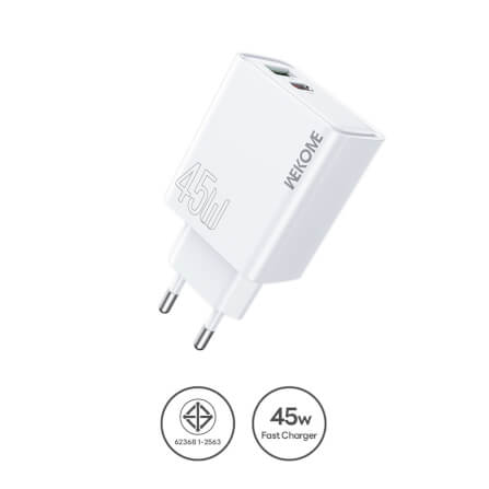 หัวชาร์จเร็ว REMAX U187-AC20W-WHT USB+C 20W พร้อมสาย C to C สีขาว_0