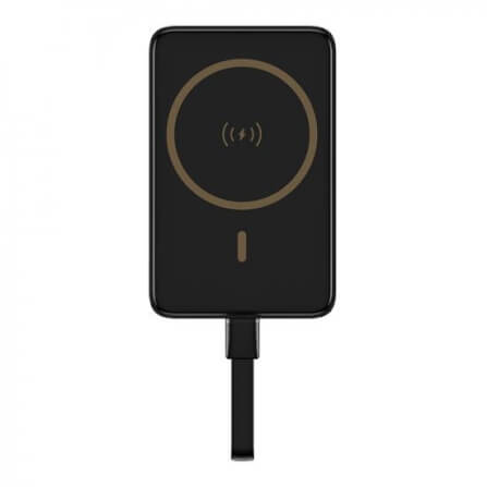 แบตเตอรี่สำรอง Pisen TP-D113-BLK 10,000mAh ชาร์จเร็วสูงสุด 30 วัตต์ Wireless Powerbank สีดำ_1