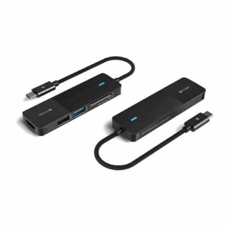 อุปกรณ์เชื่อมต่อ ยูเอสบี-ซี มีเดีย ฮับ MAZER M-UC2MULTI7001C-BK 5IN1 USB-C_1