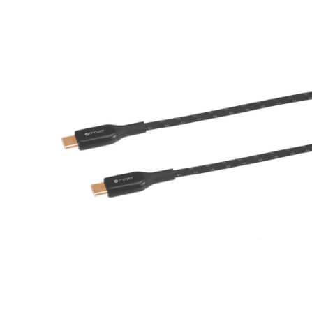 สายชาร์จ USB-C TO USB-C MAZER M-PL3PRO-240C250-BK 240 วัตต์ ยาว 2.5 เมตร สีดำ_1