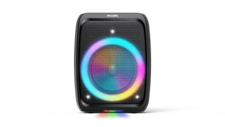 ลำโพงบลูทูธ Philips TAX3000/00 Party Speaker 60W BT Bass+ LED RGB_1