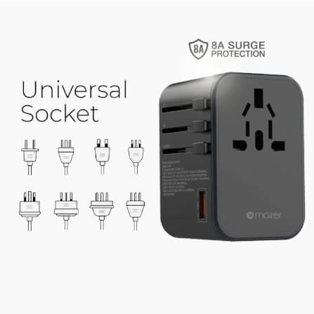 หัวแปลงปลั๊กไฟ MAZER M-IFTRAVEL165PD รองรับชาร์จเร็ว 65 วัตต์_2