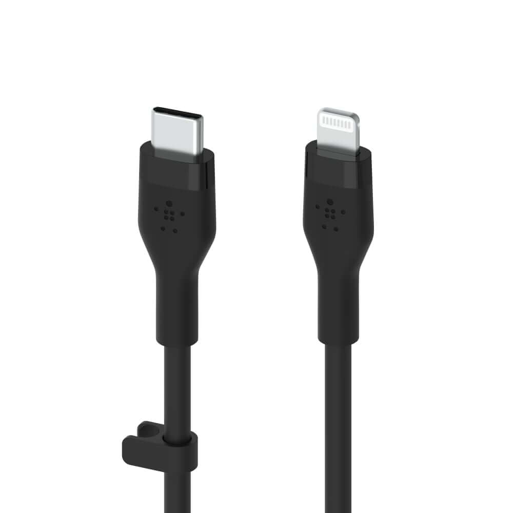 สายชาร์จ Belkin รุ่น CAA009bt1MBK USB-C to Lightning  BOOST CHARGE Flex ยาว1 เมตร สีดำ_0