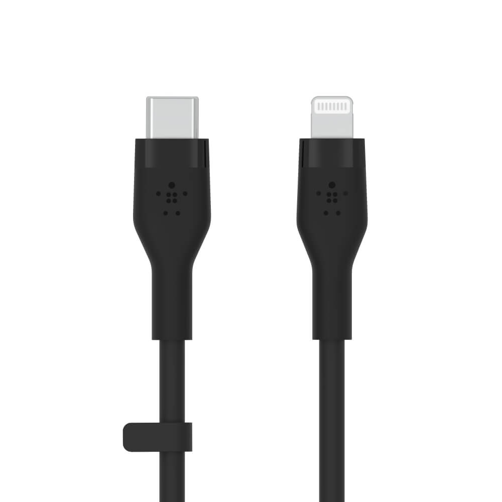 สายชาร์จ Belkin รุ่น CAA009bt1MBK USB-C to Lightning  BOOST CHARGE Flex ยาว1 เมตร สีดำ_1