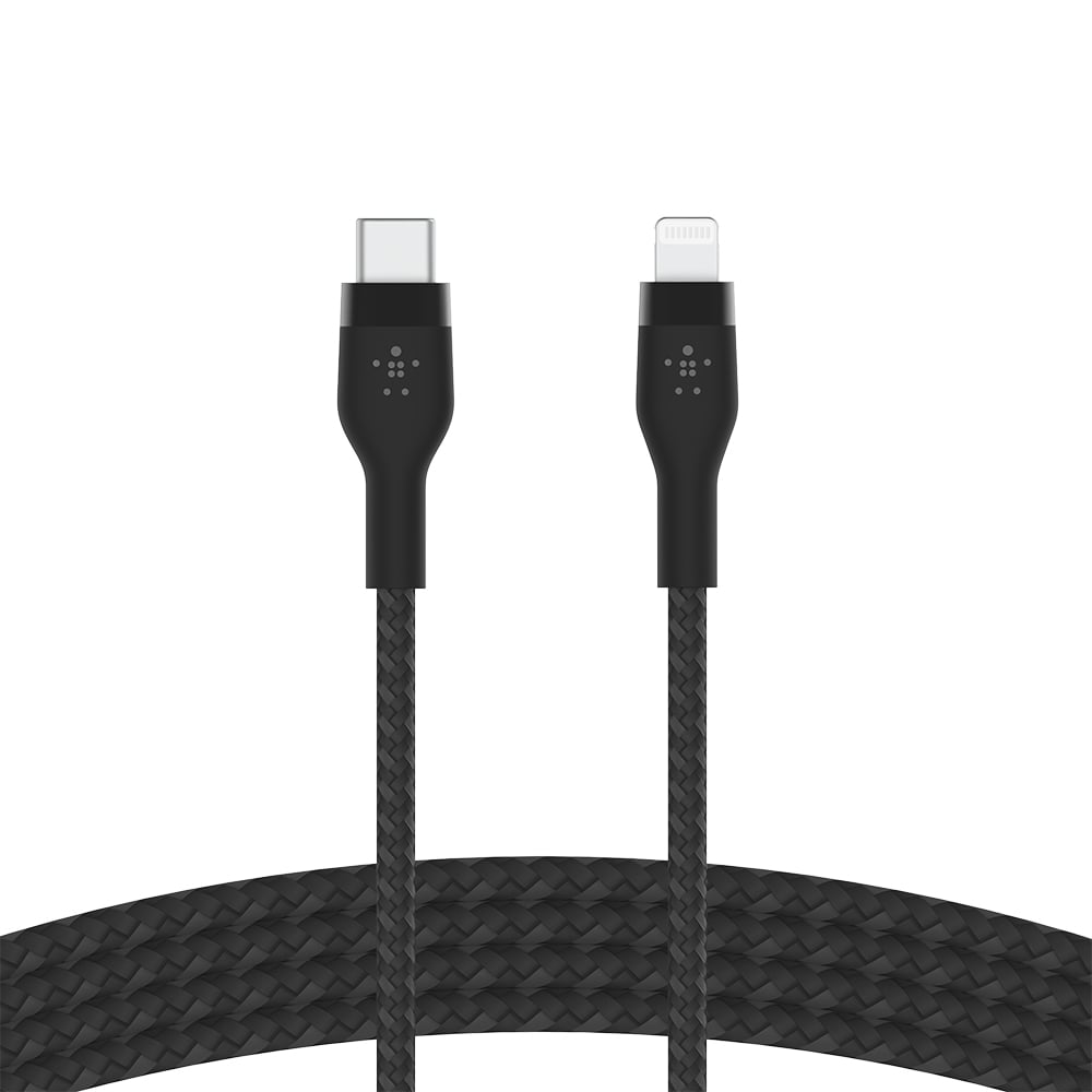 สายชาร์จ Belkin รุ่น CAA011bt2MBK USB-C to Lightning ยาว 2 เมตร สีดำ_2