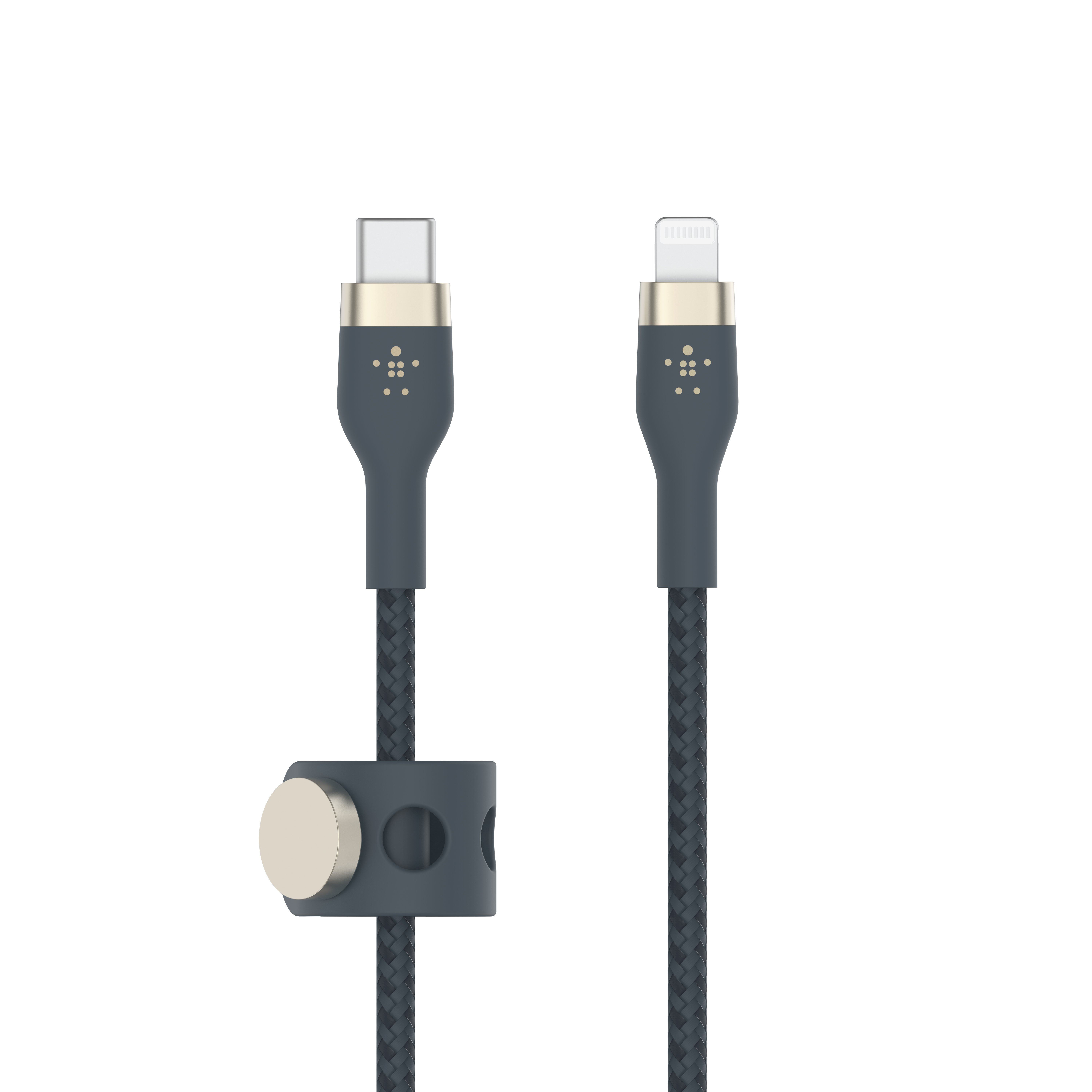 สายชาร์จ Belkin รุ่น CAA011bt1MBL USB-C to Lightning  ยาว 1 เมตร สีน้ำเงิน_0