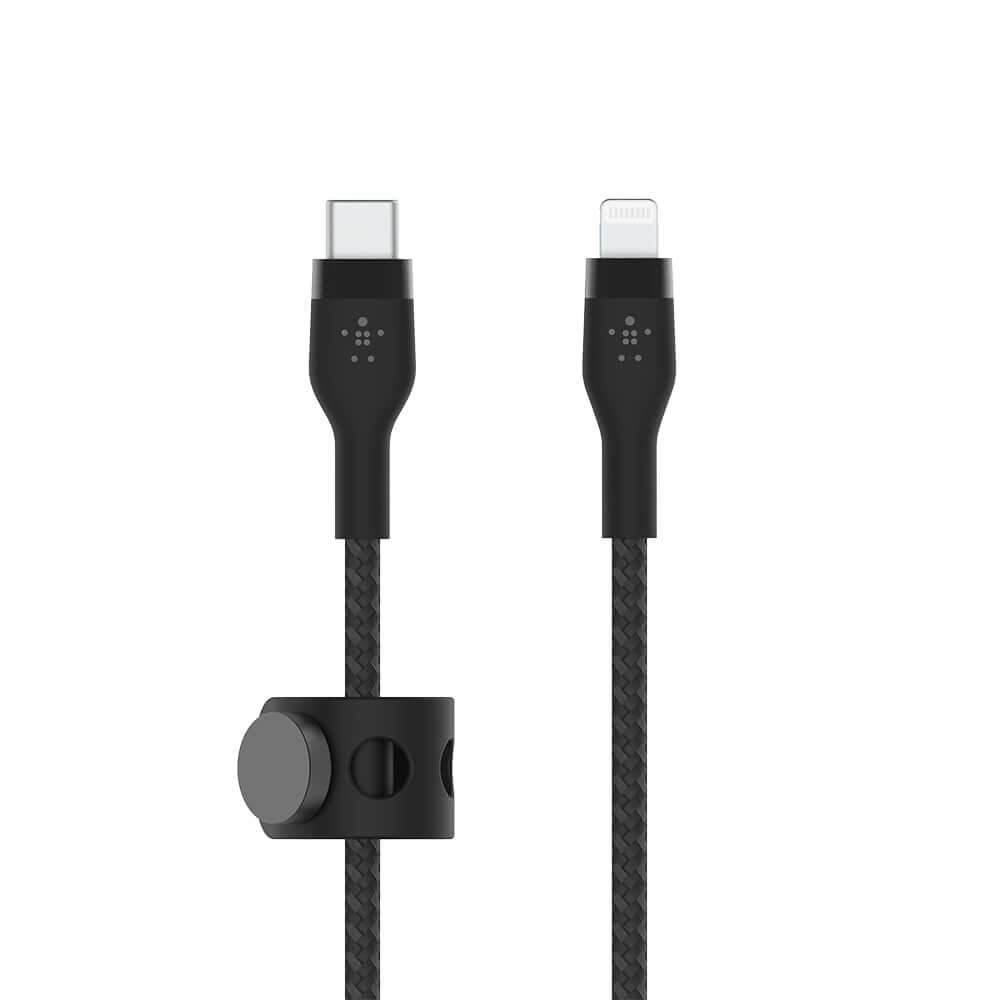 สายชาร์จ  Belkin รุ่น CAA011bt1MBK USB-C to Lightning ยาว1 เมตร สีดำ_0