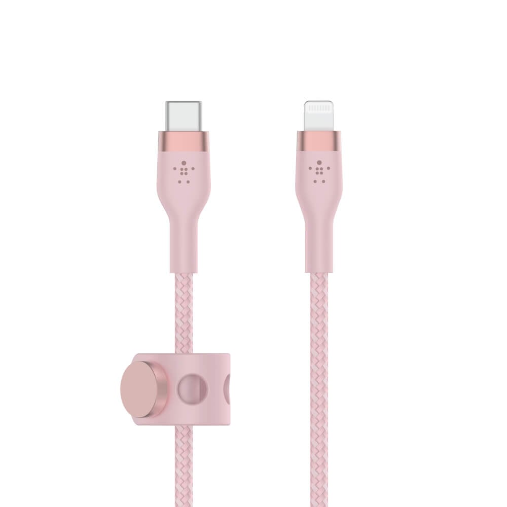 สายชาร์จ Belkin รุ่น CAA011bt1MPK USB-C to Lightning  ยาว 1 เมตร สีชมพู_1