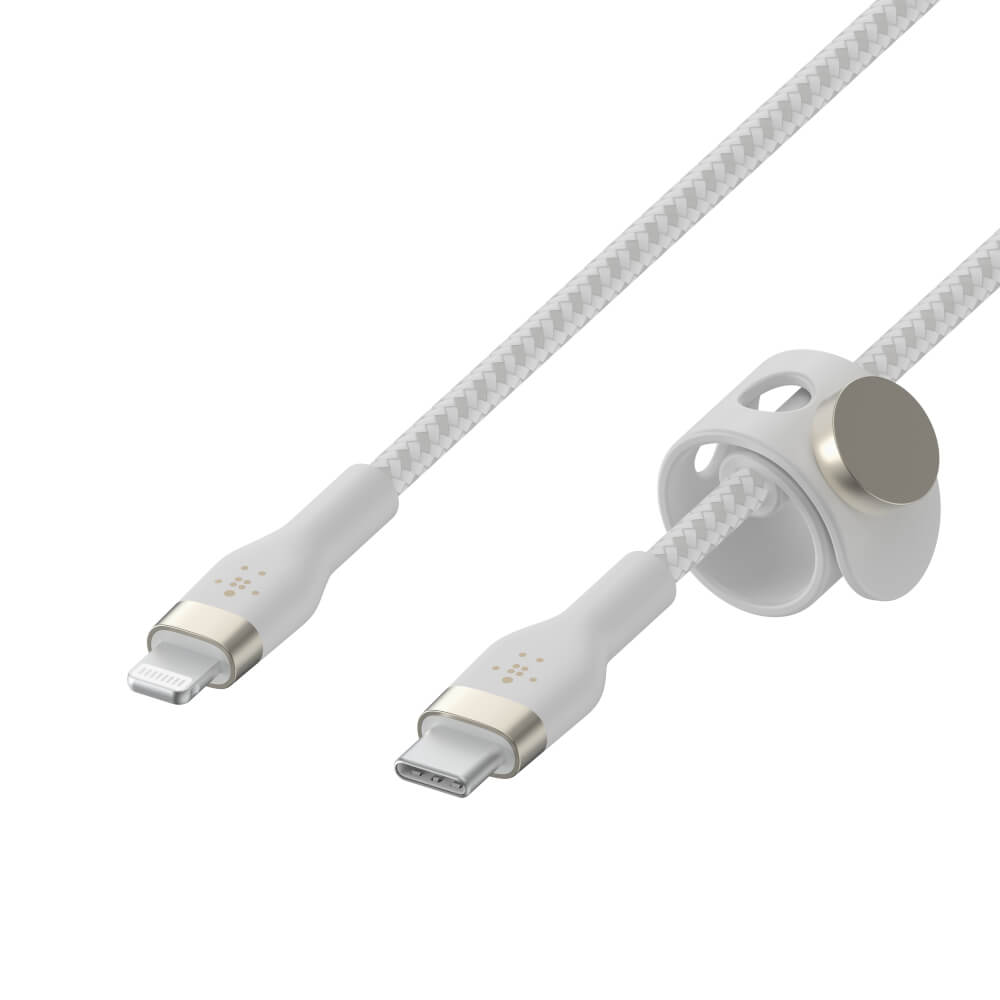 สายชาร์จ Belkin รุ่น CAA011bt2MWH USB-C to Lightning ยาว 2 เมตร สีขาว