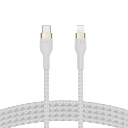 สายชาร์จ Belkin รุ่น CAA011bt2MWH USB-C to Lightning ยาว 2 เมตร สีขาว_0
