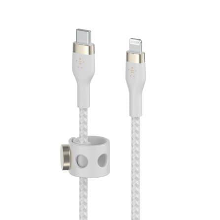 สายชาร์จ Belkin รุ่น CAA011bt2MWH USB-C to Lightning ยาว 2 เมตร สีขาว_4
