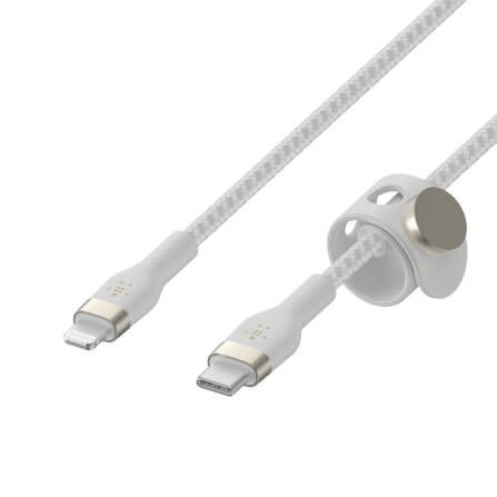 สายชาร์จ Belkin รุ่น CAA011bt2MWH USB-C to Lightning ยาว 2 เมตร สีขาว_2