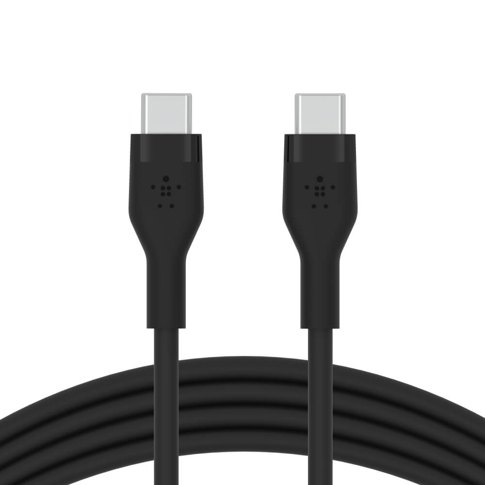 สายชาร์จ Belkin รุ่น CAB009bt1MBK  USB-C to USB-C สายซิลิโคนเกรดพิเศษ สีดำ_4