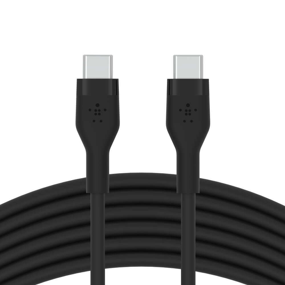 สายชาร์จ Belkin รุ่น CAB009bt1MBK  USB-C to USB-C สายซิลิโคนเกรดพิเศษ สีดำ_5