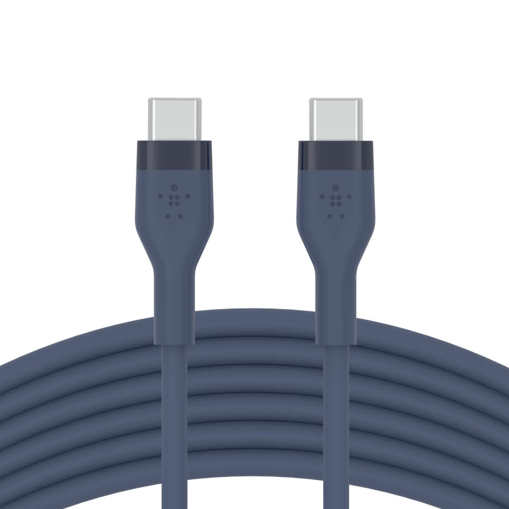 สายชาร์จ Belkin รุ่น CAB009bt1MBL USB-C to USB-C  สายซิลิโคนเกรดพิเศษ สีน้ำเงิน_5