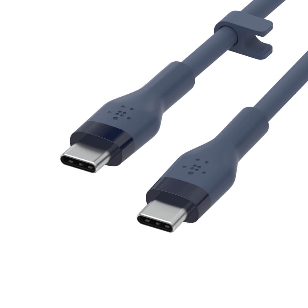 สายชาร์จ Belkin รุ่น CAB009bt1MBL USB-C to USB-C  สายซิลิโคนเกรดพิเศษ สีน้ำเงิน_2