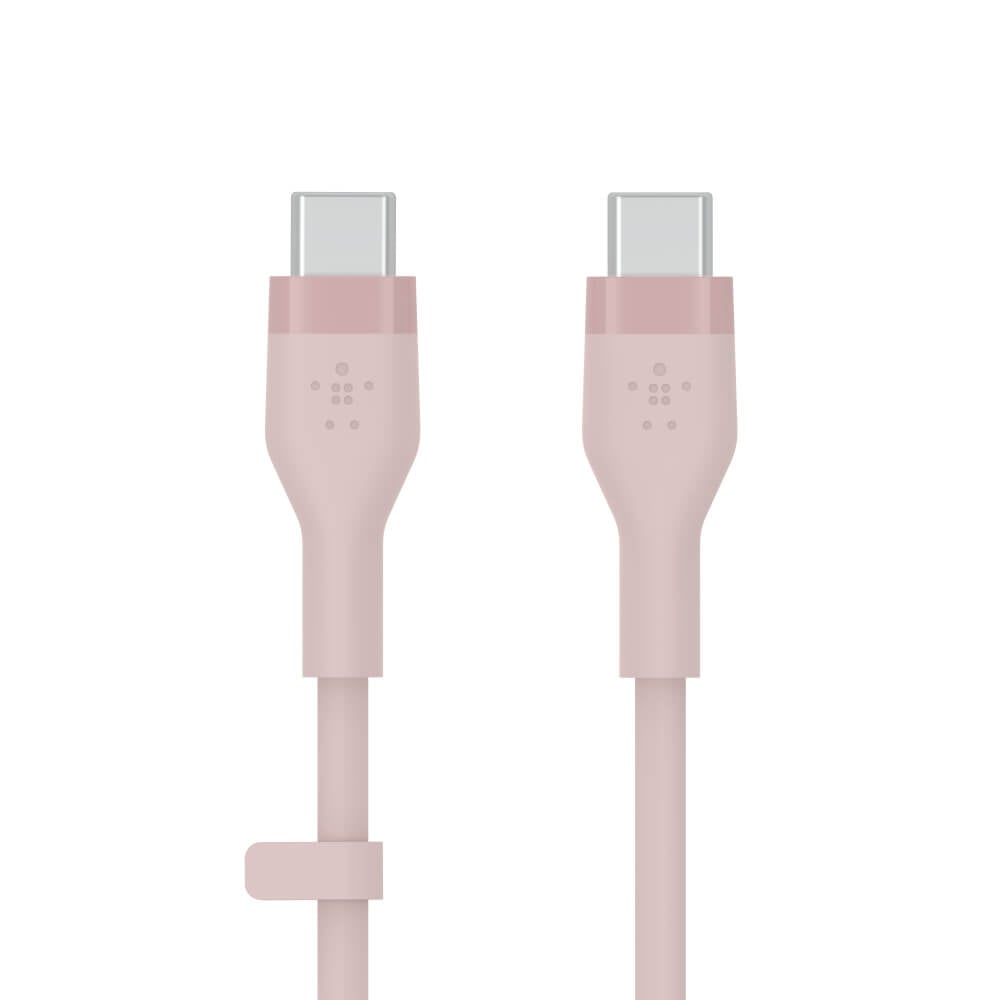 สายชาร์จ  Belkin รุ่น CAB009bt1MPK USB-C to USB-C สายซิลิโคนเกรดพิเศษ สีชมพู_1