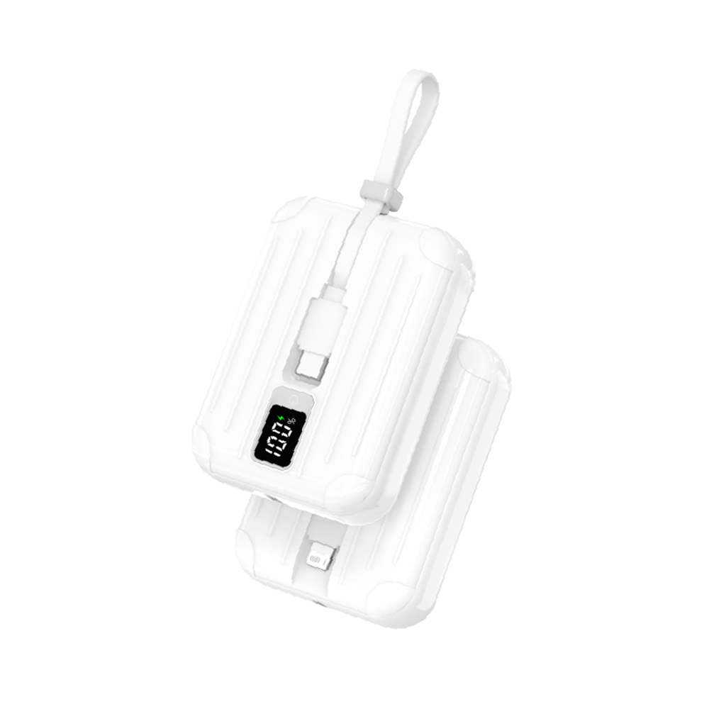 แบตเตอรี่สำรอง Pisen TS-D326-WHT 10,000mAh Power Tiny สีขาว_0