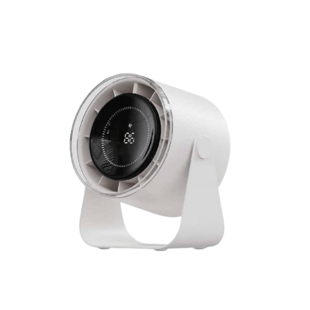 พัดลมตั้งโต๊ะ UVOLT รุ่น UVHF11-WHT สีขาว  พร้อมแบตเตอรี่ในตัว_0