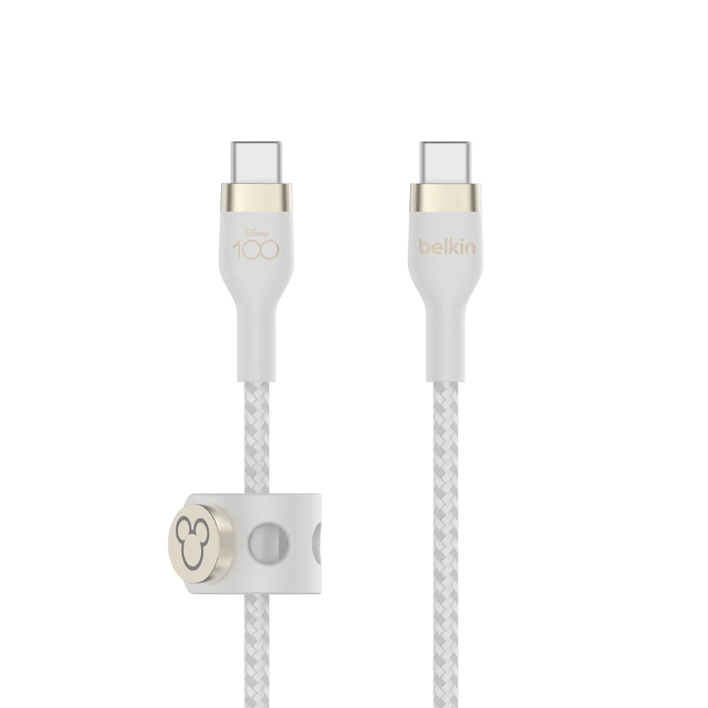 สายชาร์จ Belkin รุ่น CAB011qc2MWH-DY USB-C to USB-C  ลายดิสนีย์ ยาว  2 เมตร  สีขาว