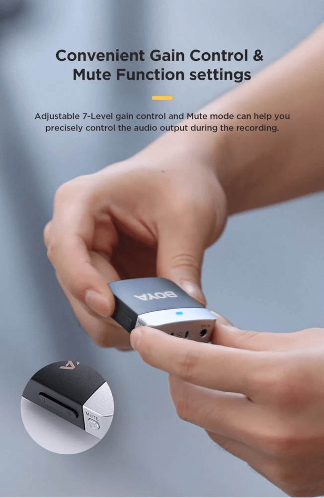 ไมโครโฟนไร้สาย BOYA MICROPHONE BOYA BY-M1V3