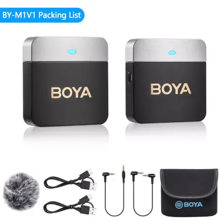 ไมโครโฟนไร้สาย BOYA MICROPHONE BOYA BY-M1V1_1