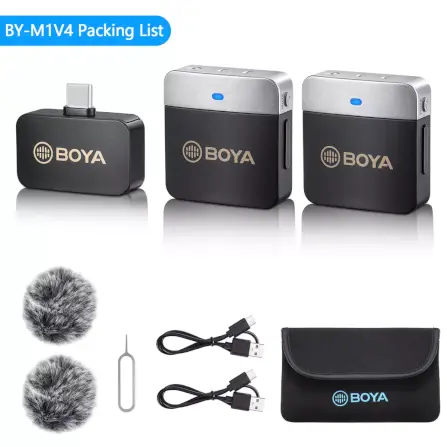 ไมโครโฟนไร้สาย BOYA MICROPHONE BOYA BY-M1V4_1