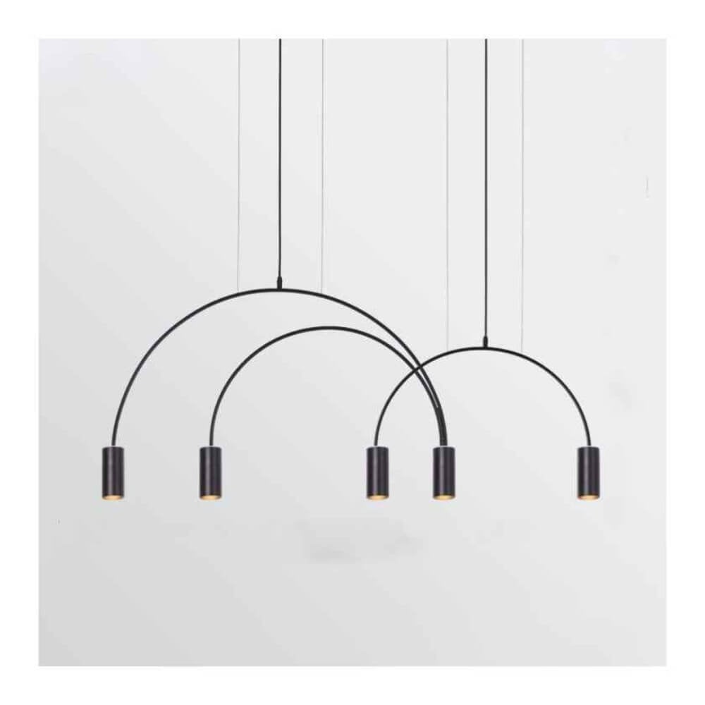 ไฟช่อ Yfactory LP009998 ขนาด 110x48x15 ซม. สีดำ 5 หัว