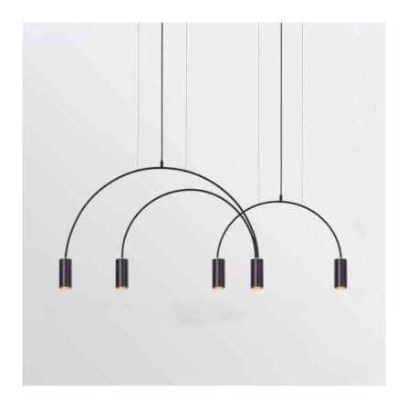 ไฟช่อ Yfactory LP009998 ขนาด 110x48x15 ซม. สีดำ 5 หัว_4