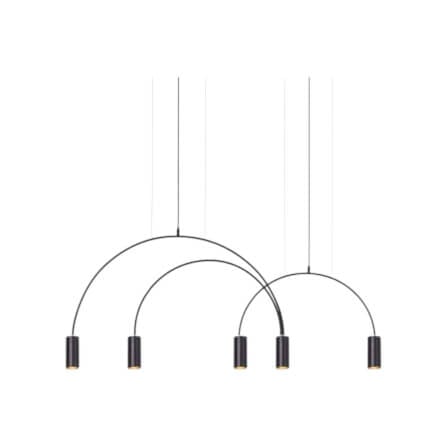 ไฟช่อ Yfactory LP009998 ขนาด 110x48x15 ซม. สีดำ 5 หัว_0