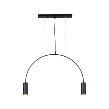 ไฟช่อ Yfactory LP009996 ขนาด 65x42x150 ซม. สีดำ 2 หัว_0