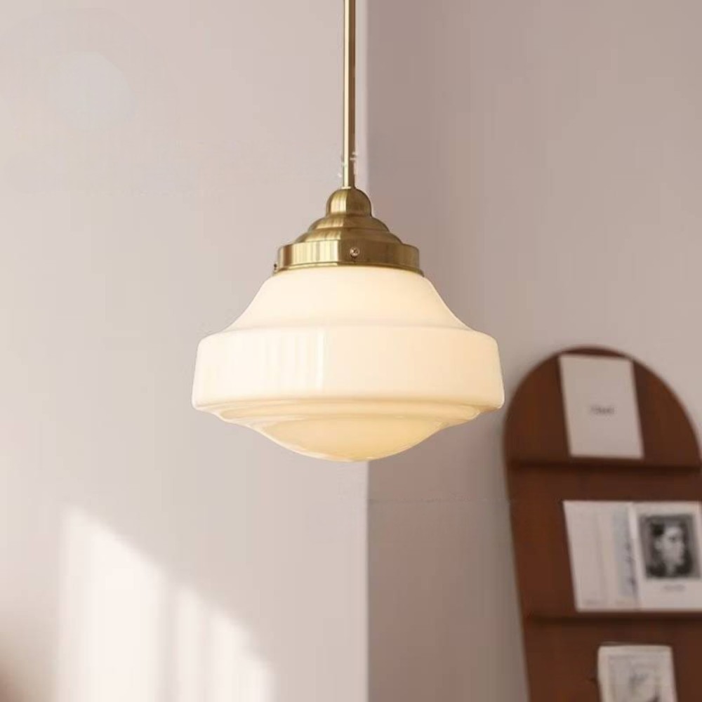 โคมไฟช่อ Yfactory LP122864 สีทอง/ขาว 1 หัว _5