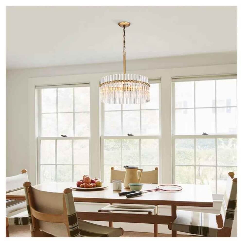 โคมไฟระย้า YFACTORY 50X50XH5 ซม. สีทองเหลือง_5