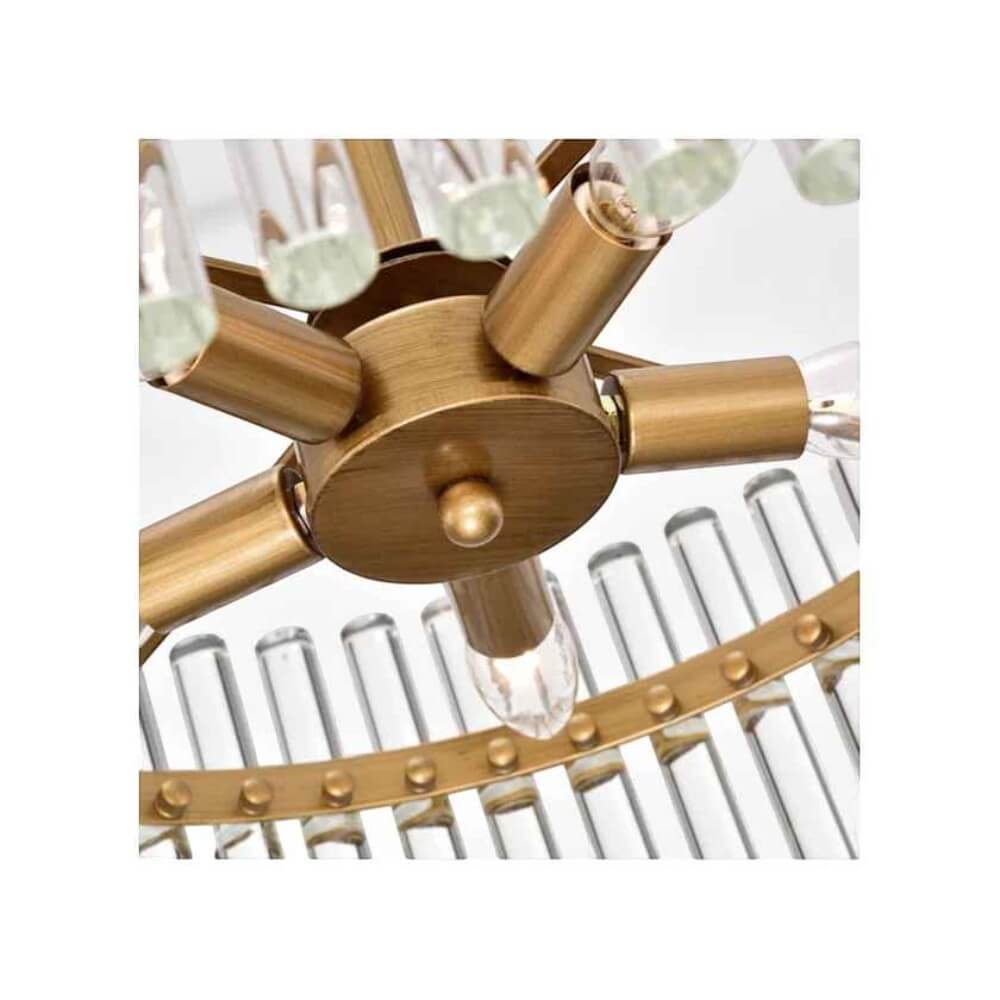 โคมไฟระย้า YFACTORY 50X50XH5 ซม. สีทองเหลือง_3