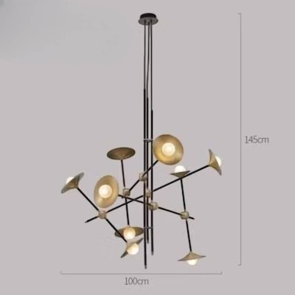 ไฟช่อ YFACTORY ขนาด 110X15H ซม. สีทอง 5 หัว_3