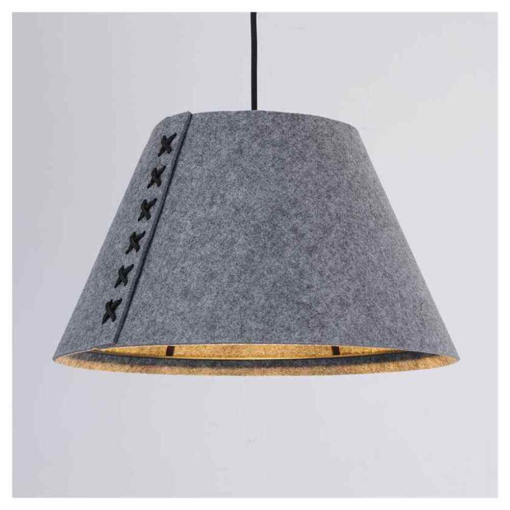 ไฟช่อ YFACTORY วัสดุผ้าสักหลาด ขนาด 60X60XH35 ซม. สีเทา 1 หัว_2