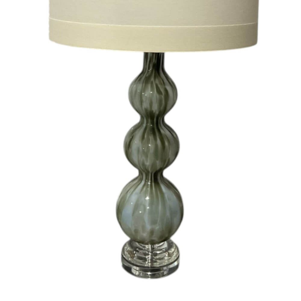 โคมไฟตั้งโต๊ะ YFACTORY LT122419 ขนาด 43x43x83 ซม. สีเขียวอมเทา