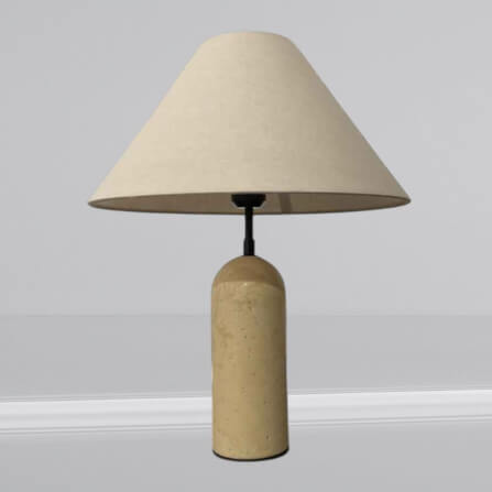 โคมไฟตั้งโต๊ะ YFACTORY LT121894 ขนาด 40X40X52 ซม. สีเบจ_1