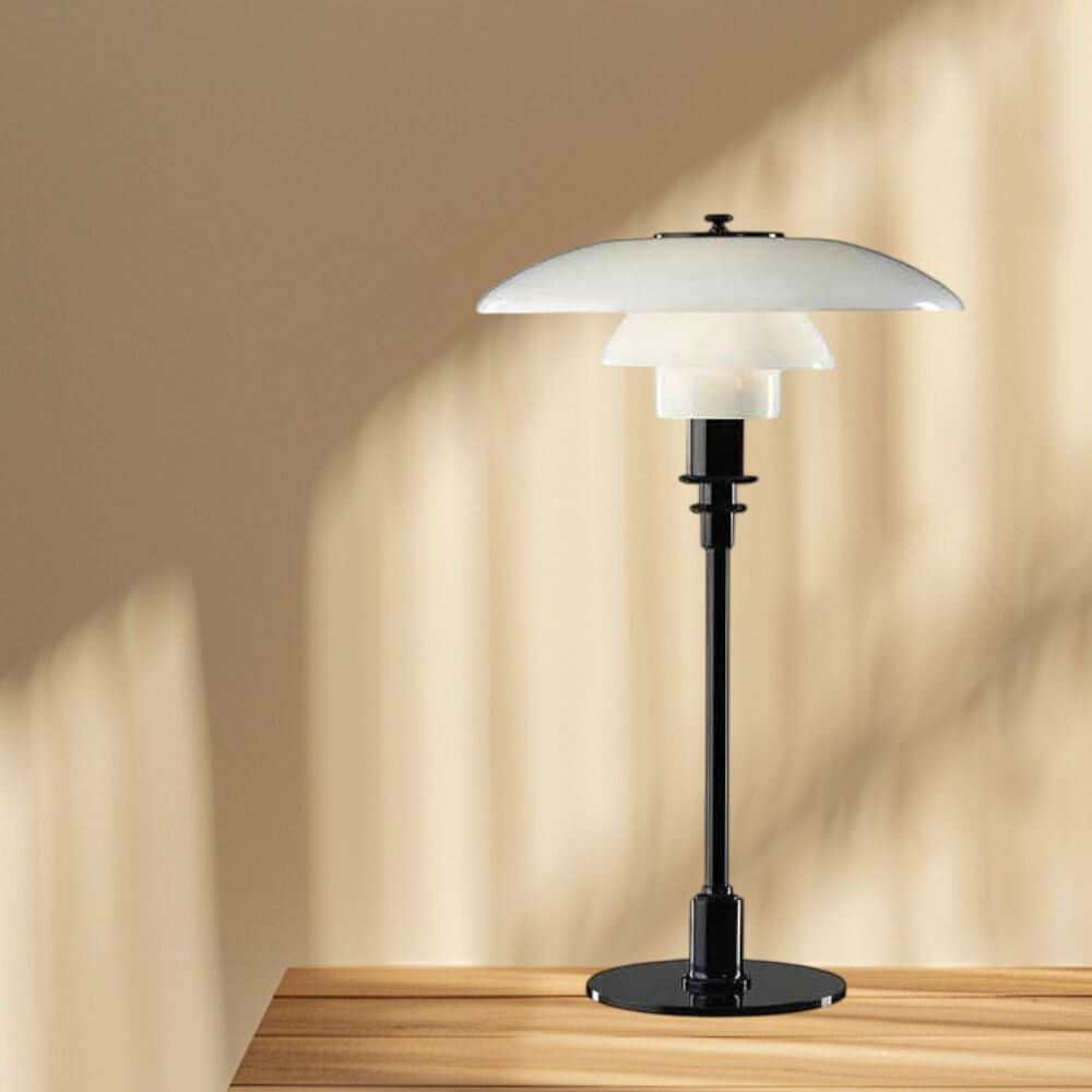 โคมไฟตั้งโต๊ะ YFACTORY รุ่น LT003514 ขนาด 29x29x47 ซม. สีดำ