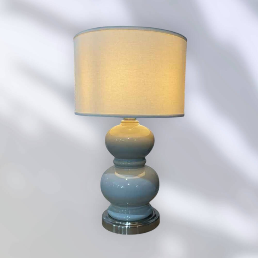 โคมไฟตั้งโต๊ะ YFACTORY รุ่น LT121430 ขนาด 40x40x65 ซม. สีเทา