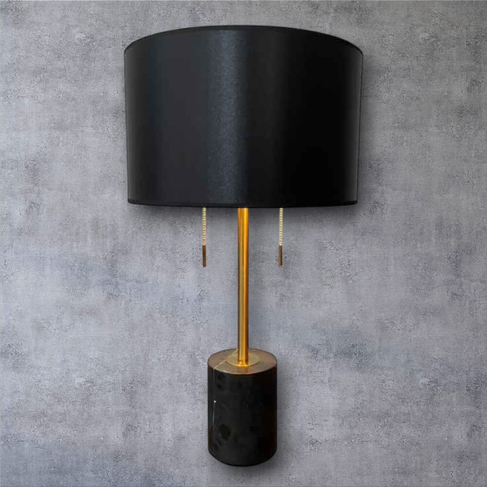 โคมไฟตั้งโต๊ะ YFACTORY รุ่น LT121891 ขนาด 38x38x69 ซม. สีดำ