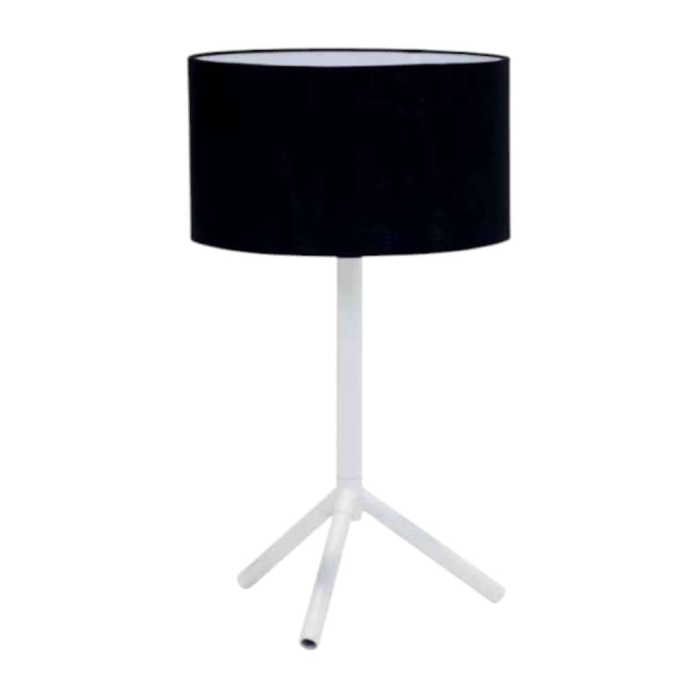 โคมไฟตั้งโต๊ะ YFACTORY รุ่น LT000068 ขนาด 30X30XH54 ซม. สีขาวมุก/โป๊ะโคมสีดำ_0