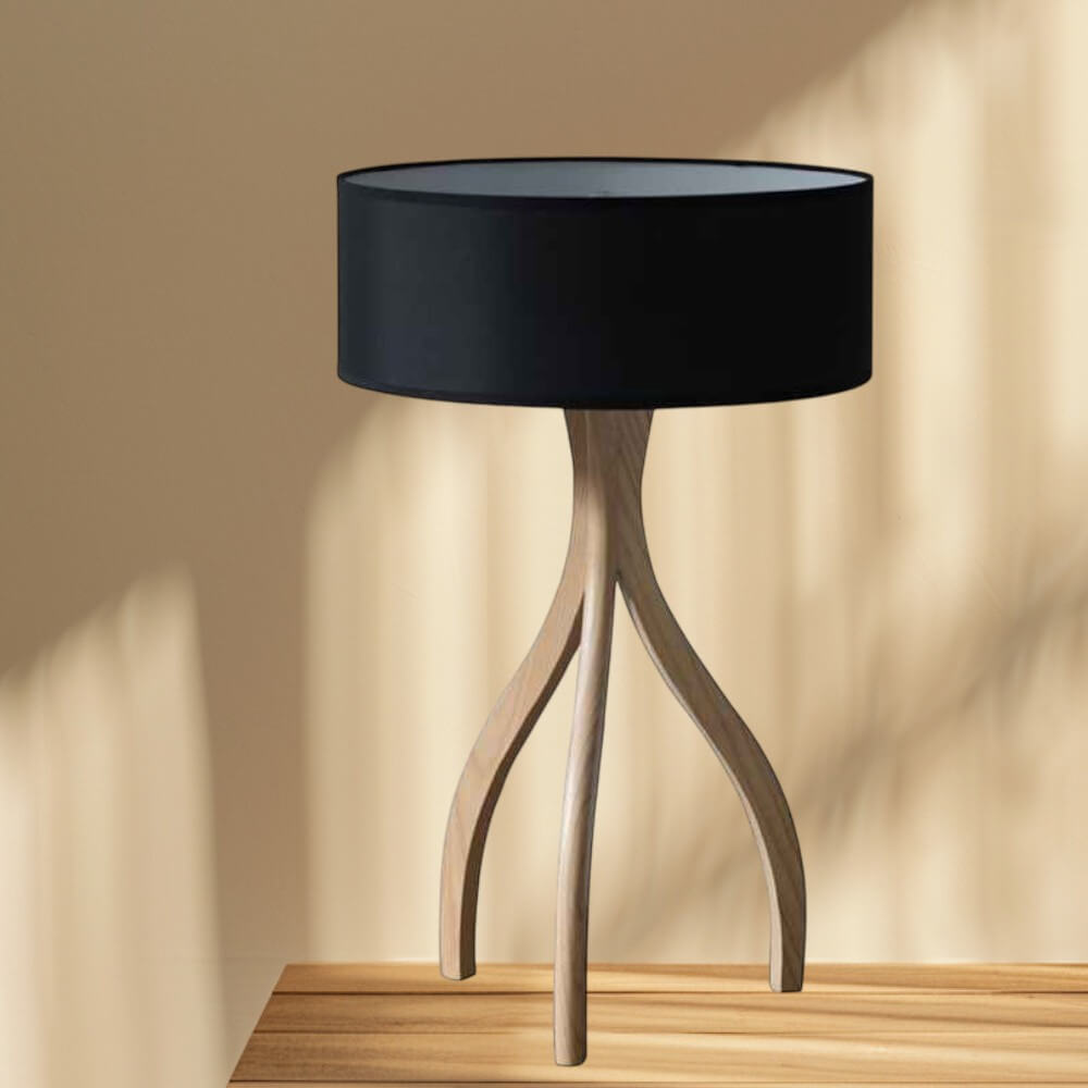 โคมไฟตั้งโต๊ะ YFACTORY ขนาด 40X40XH60 ซม. สีดำ