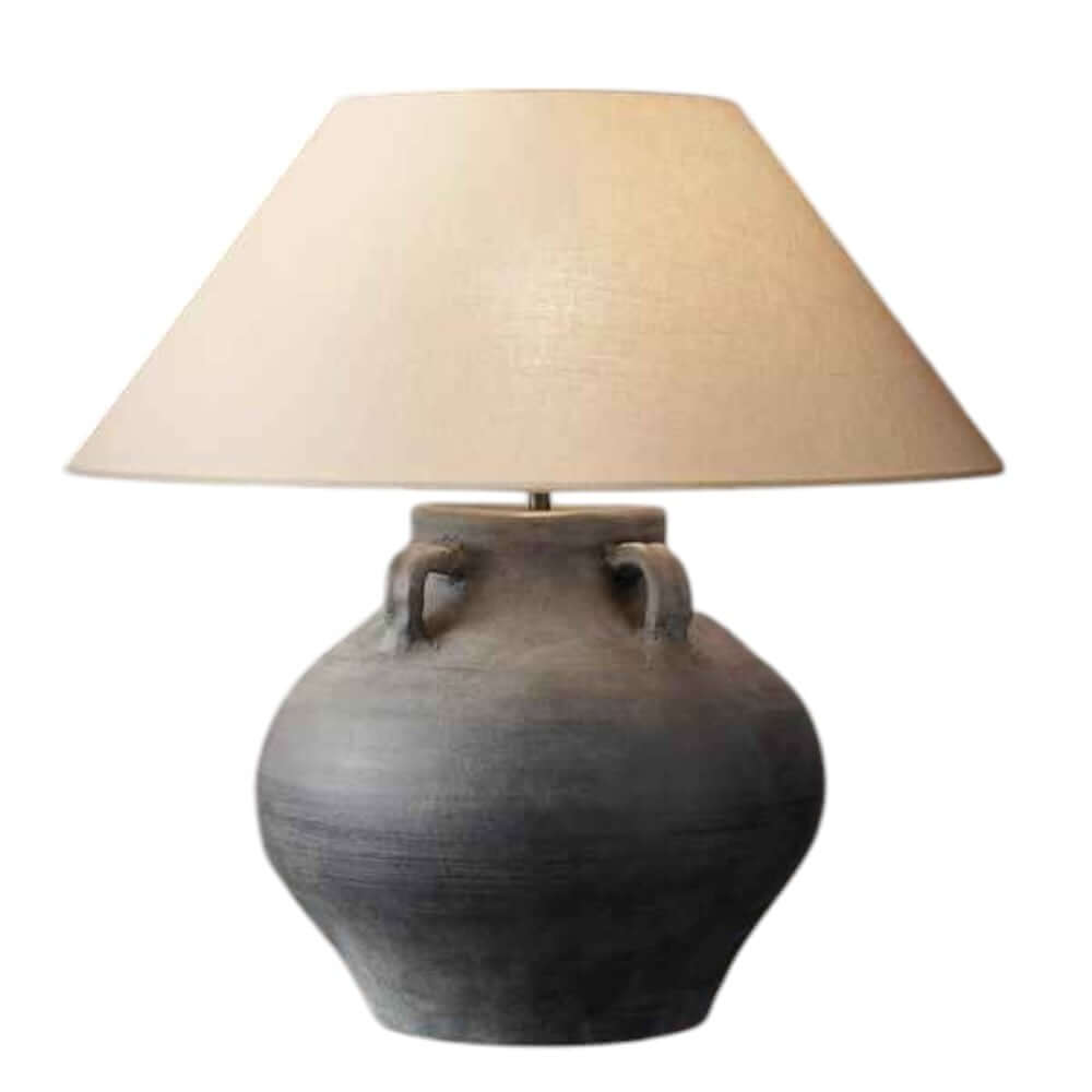 โคมไฟตั้งโต๊ะ YFACTORY  วัสดุเซรามิก ขนาด 42x42xH52 ซม. สีดำ